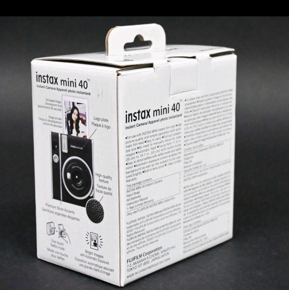 Fujifilm⁰ instax Instant Camera, Mini 40 - Picture 2 of 4
